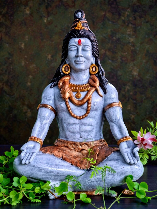 Resin Shiva Meditating Large 71cm