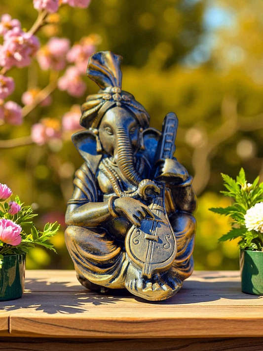 Musical Sitar Ganesha 35cm