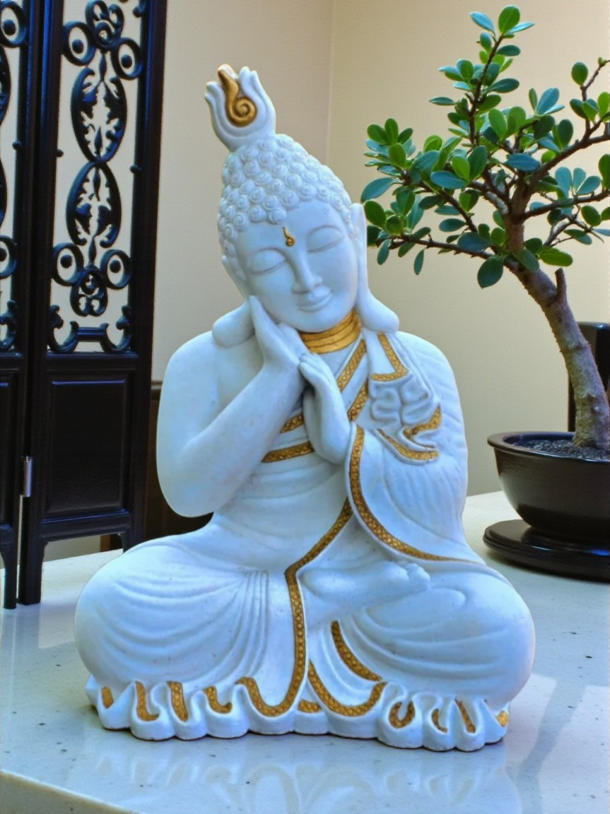 Resin 42cm Sleeping Buddha (Right)
