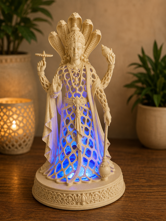 25cm Vishnu Voronoi Style With LED Light