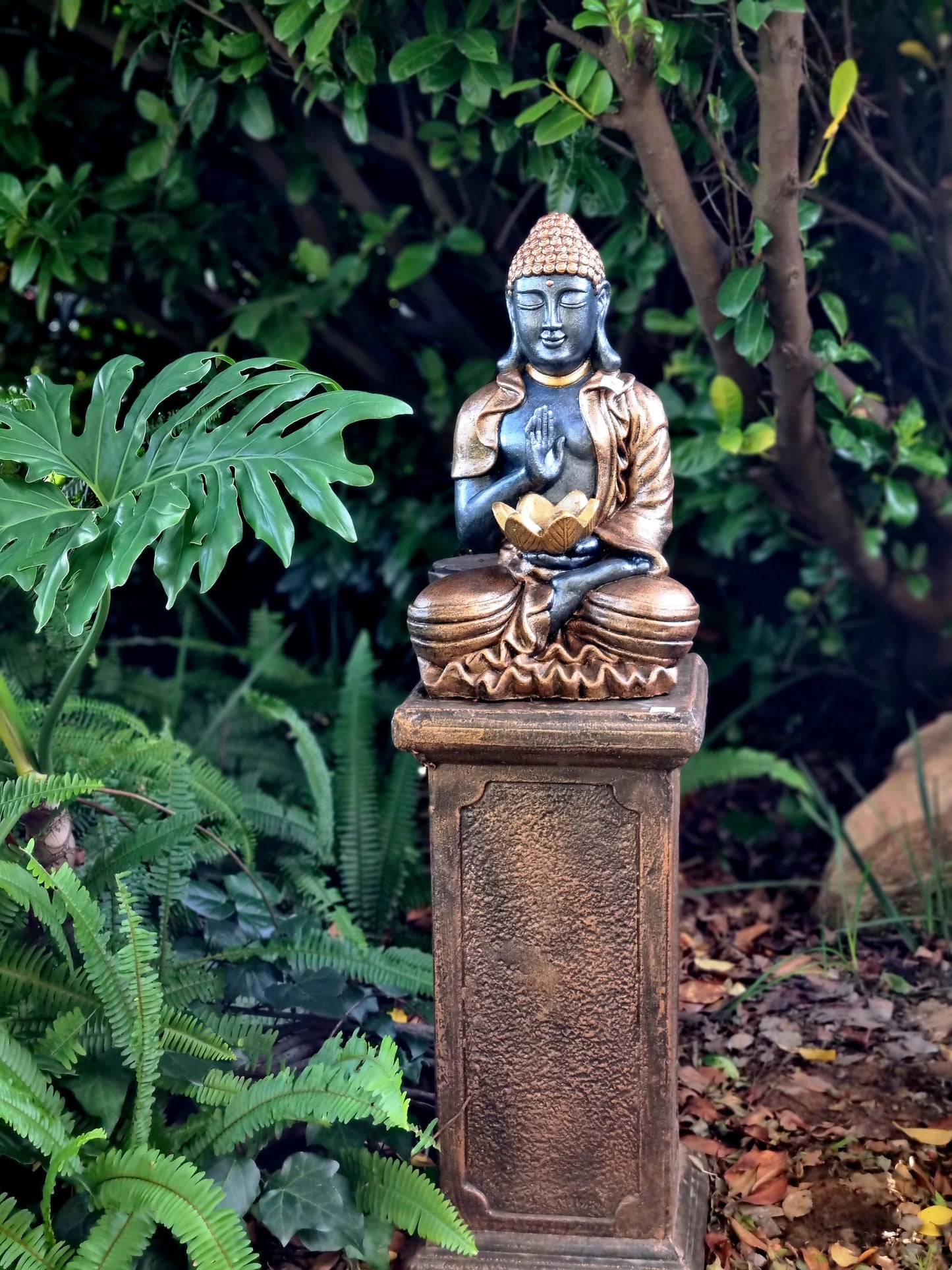 54cm Blessing Buddha with Thin Square Pedestals