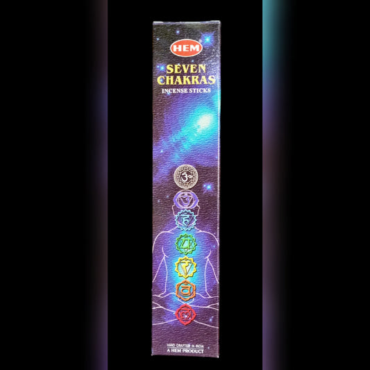 Hem Seven Chakras Incense Sticks