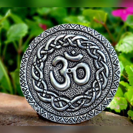 Om Aluminum Incense Stick Ash Holder